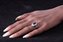 Bague 54 Bague Art déco en platine, saphirs et diamants 58 Facettes 23271-0609