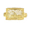 Bague 65 Bague ancienne georgienne en or jaune 18K, vers 1780 58 Facettes 24121-0303