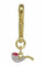 Pendentif Art déco - Pendentif pipe en or jaune 18K, platine, diamants et rubis 58 Facettes 24030-0369