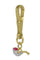 Pendentif Art déco - Pendentif pipe en or jaune 18K, platine, diamants et rubis 58 Facettes 24030-0369