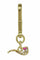 Pendentif Art déco - Pendentif pipe en or jaune 18K, platine, diamants et rubis 58 Facettes 24030-0369