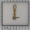 Pendentif Art déco - Pendentif pipe en or jaune 18K, platine, diamants et rubis 58 Facettes 24030-0369