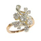 Bague 52 Bague Belle Époque croisée en or 18K et diamants 58 Facettes 24121-0294