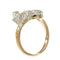 Bague 52 Bague Belle Époque croisée en or 18K et diamants 58 Facettes 24121-0294