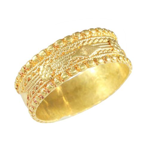 Bague 62 Alliance baroque en or jaune 18K, vers 1700 58 Facettes 24121-0313