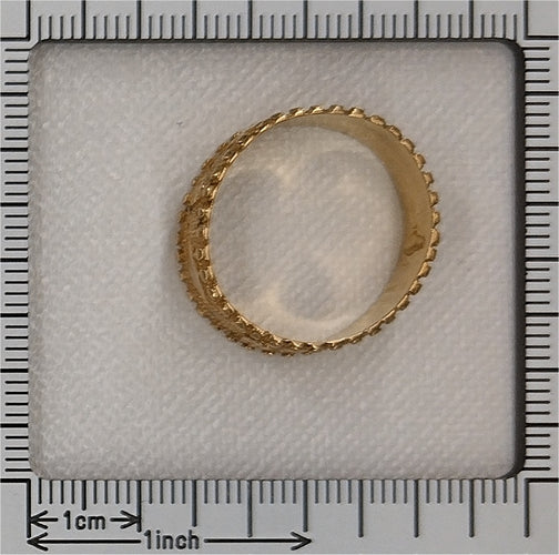 Bague 62 Alliance baroque en or jaune 18K, vers 1700 58 Facettes 24121-0313