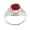 Bague 52 Bague Art déco - Rubis birman 3,19 ct et diamants en platine 58 Facettes 16319-0014