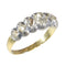 Bague 62 Époque victorienne - Bague alliance en or jaune 18K, argent et diamants 58 Facettes 24161-0040
