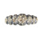 Bague 62 Époque victorienne - Bague alliance en or jaune 18K, argent et diamants 58 Facettes 24161-0040