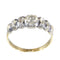 Bague 62 Époque victorienne - Bague alliance en or jaune 18K, argent et diamants 58 Facettes 24161-0040