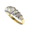 Bague 62 Époque victorienne - Bague alliance en or jaune 18K, argent et diamants 58 Facettes 24161-0040