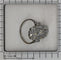 Bague 56 Bague vintage années 1950 Art déco en platine et diamants 58 Facettes 24002-0086