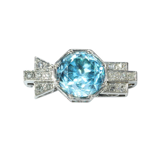 25115-0286.p03_1950s Platinum Brooch with Blue Zircon   Refined Mid-Century Geometry-en.jpg