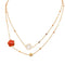 Collier Pasquale Bruni Bon Ton - Collier sautoir en or rose, cornaline et quartz 58 Facettes 5087956RV