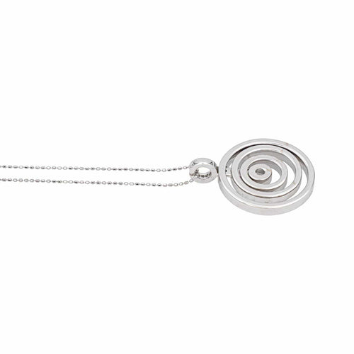 Collier Collier pendentif en or blanc 18 carats serti de diamants 58 Facettes 4673465RV