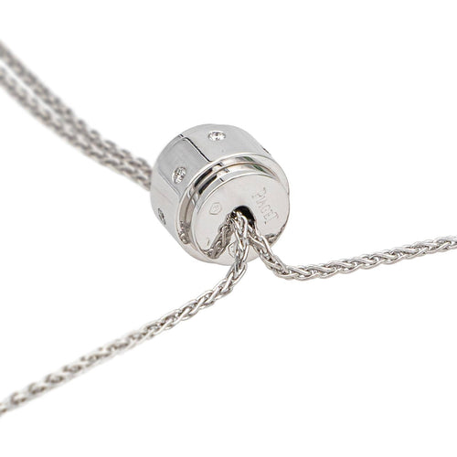 Collier Piaget Possession - Collier négligé en or blanc et diamants 58 Facettes 4997352CN
