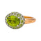 Bague 56 Pomellato Tabou - Bague en or rose et argent péridots 58 Facettes 4909527CN