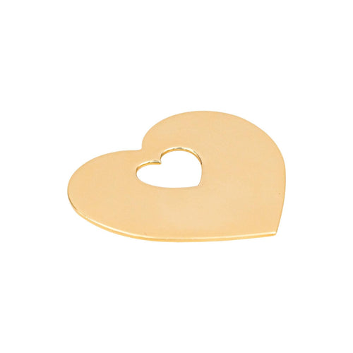 Pendentif Poiray Cœur Secret - Pendentif cœur en or blanc 58 Facettes 4869765CN