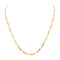 Collier Collier maille Figaro en or rose 18 carats 58 Facettes 4791188CN