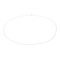 Collier Collier chaîne maille boules en or rose 18 carats 58 Facettes 2911681CN