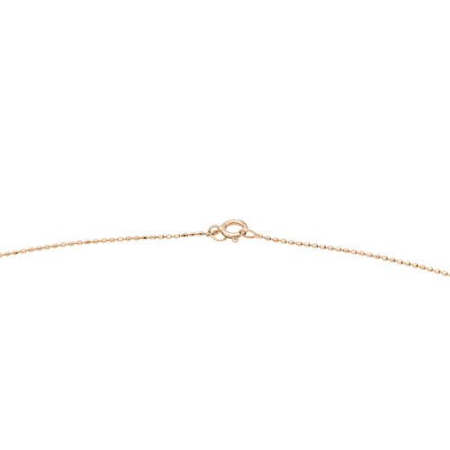 Collier Collier chaîne maille boules en or rose 18 carats 58 Facettes 2911681CN