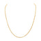 Collier Collier maille forçat en or jaune 18 carats 58 Facettes 4719573CN
