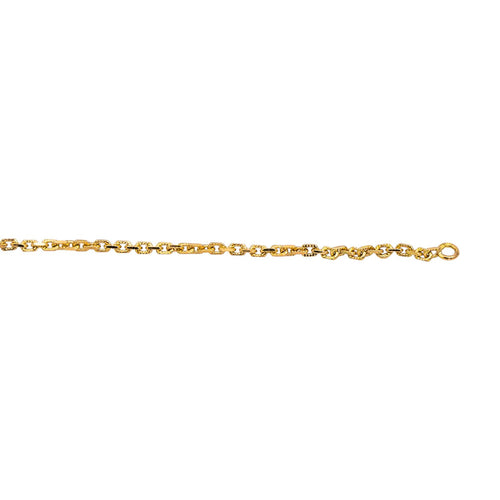 Collier Collier maille forçat en or jaune 18 carats 58 Facettes 4719573CN
