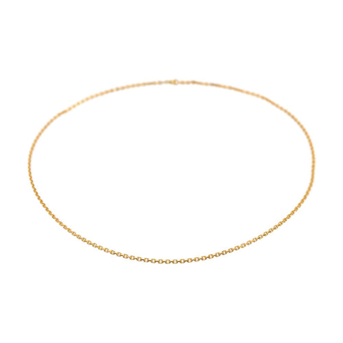 Collier Collier maille forçat en or jaune 18 carats 58 Facettes 4719573CN