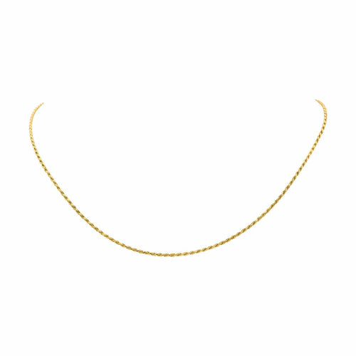 Collier Collier maille torsadée en or jaune 18 carats 58 Facettes 4890748CN