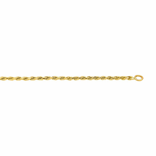 Collier Collier maille torsadée en or jaune 18 carats 58 Facettes 4890748CN
