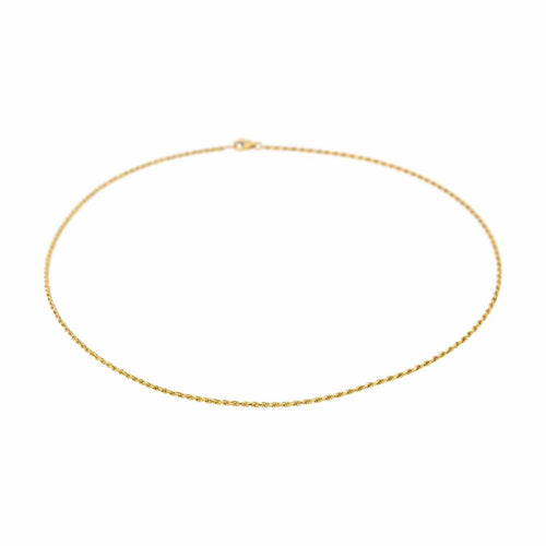 Collier Collier maille torsadée en or jaune 18 carats 58 Facettes 4890748CN
