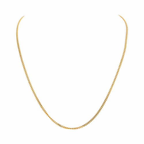 Collier Collier maille gourmette en or rose 18 carats 58 Facettes 4823765CN