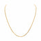 Collier Collier maille gourmette en or rose 18 carats 58 Facettes 4823765CN
