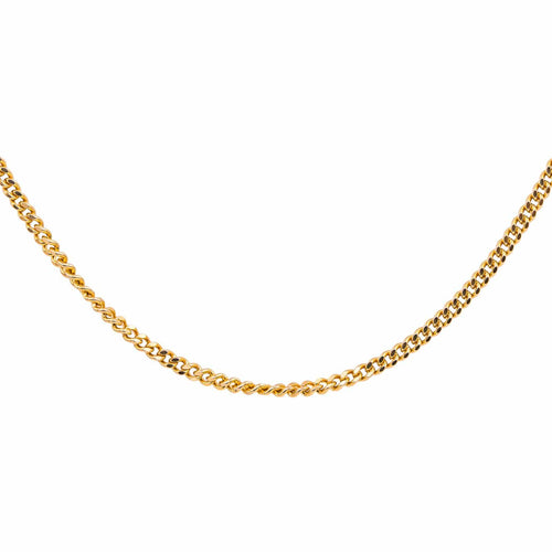 Collier Collier maille gourmette en or rose 18 carats 58 Facettes 4823765CN