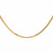 Collier Collier maille gourmette en or rose 18 carats 58 Facettes 4823765CN