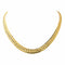 Collier Collier maille anglaise en or jaune 18 carats 58 Facettes 4584704CN