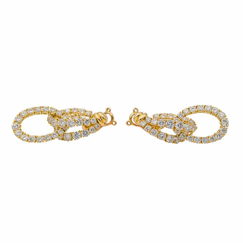 Boucles d'oreilles Piaget - Boucles d'oreilles en or jaune 18 carats et diamants 58 Facettes 3471586CN