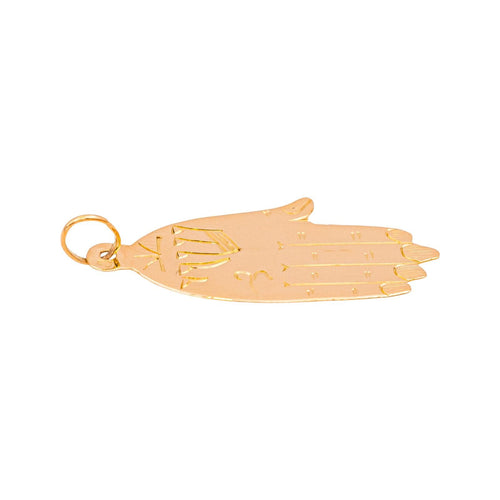 Pendentif Pendentif main de Fatma en or jaune 18 carats 58 Facettes 4712886CN