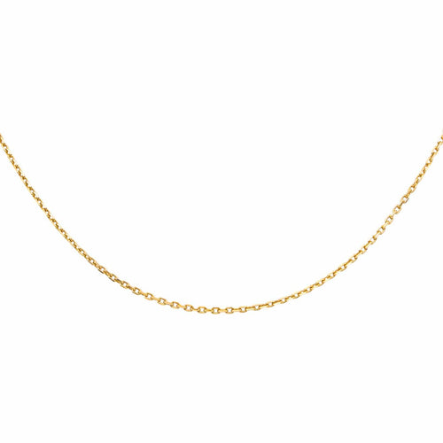 Collier Collier chaîne maille forçat en or jaune 18 carats 58 Facettes 4799523CN