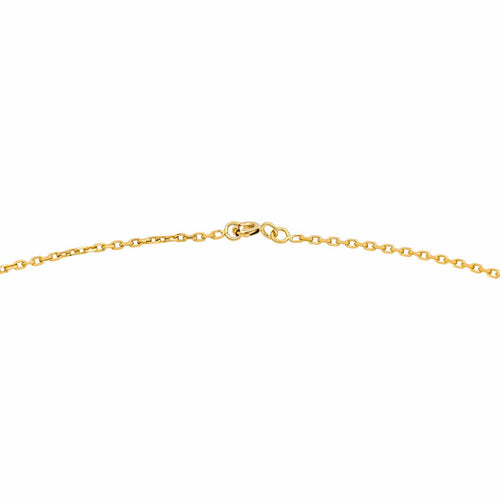 Collier Collier chaîne maille forçat en or jaune 18 carats 58 Facettes 4799523CN