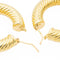 Boucles d'oreilles Boucles d'oreilles créoles torsadées en or jaune 18 carats 58 Facettes 1751503CN