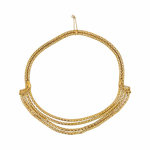 Collier Collier en or rose 18 carats 58 Facettes 4860176CN