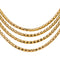 Collier Collier en or rose 18 carats 58 Facettes 4860176CN