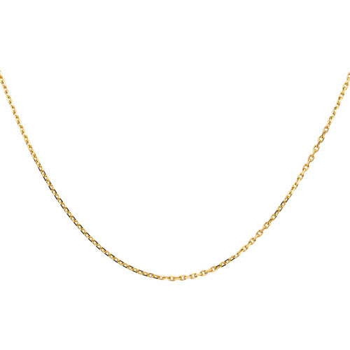 Collier Collier chaîne maille forçat en or jaune 18 carats 58 Facettes 4801537CN
