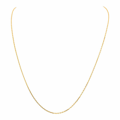 Collier Collier chaîne maille forçat en or jaune 18 carats 58 Facettes 4801537CN