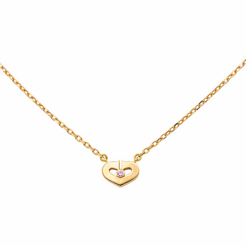 Collier Cartier Cœur - Collier en or jaune avec saphir 58 Facettes 4944052RV