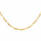 Collier Collier chaîne maille Figaro en or rose 18 carats 58 Facettes 4823794CN