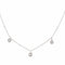 Collier Messika My Twin Trio - Collier en or blanc 18 carats et diamants 58 Facettes 4914822RV