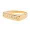 Bague 59 Bague pavée en or jaune 18 carats et diamants 58 Facettes 3221908CN