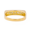 Bague 59 Bague pavée en or jaune 18 carats et diamants 58 Facettes 3221908CN